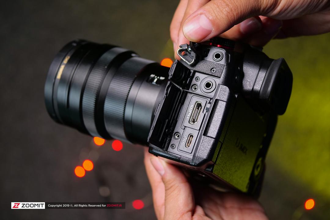 بخش کناری لومیکس جی اچ ۵ اس / Panasonic Lumix GH5S در دست کاربر