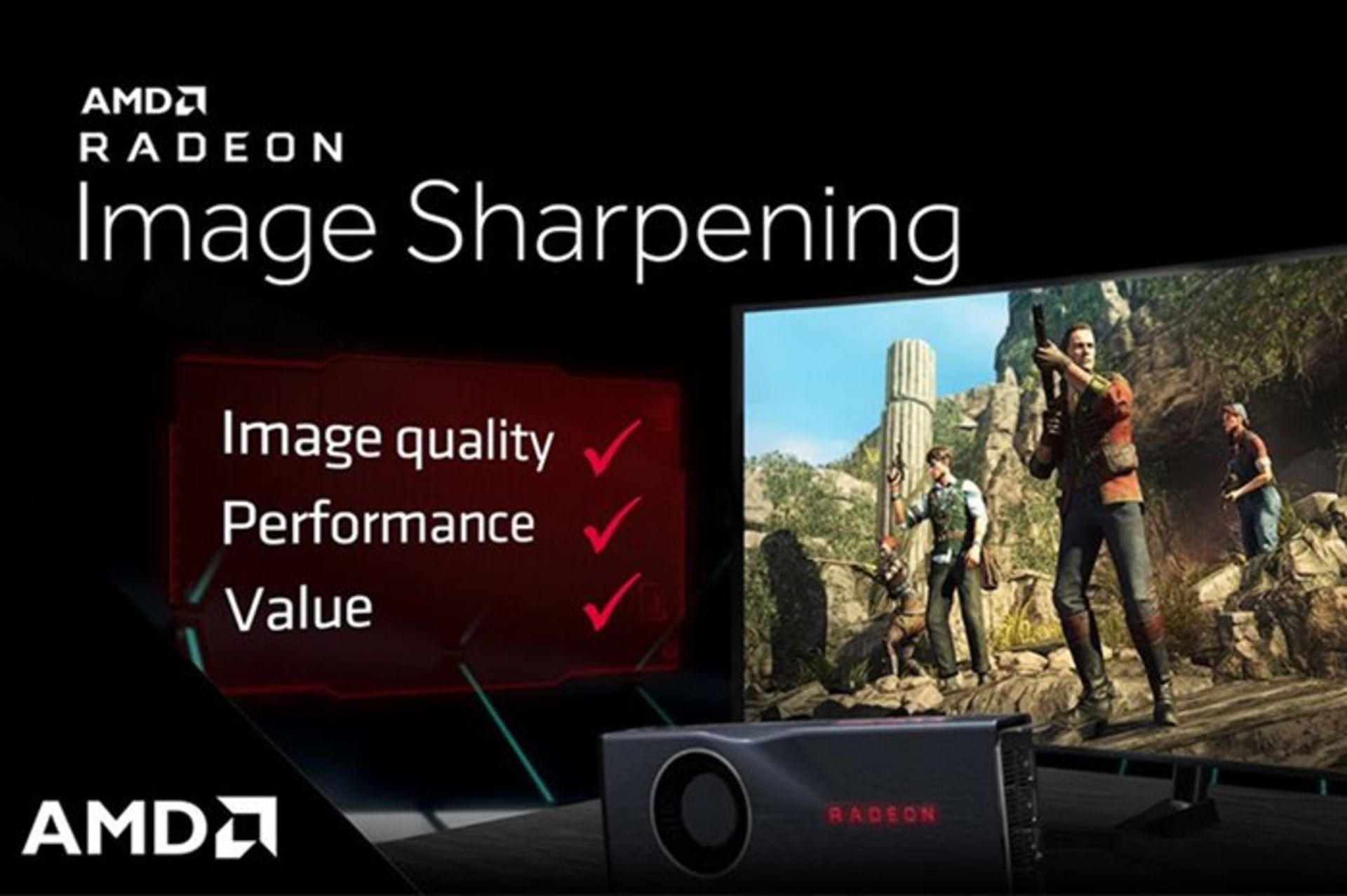 Radeon image sharpening
