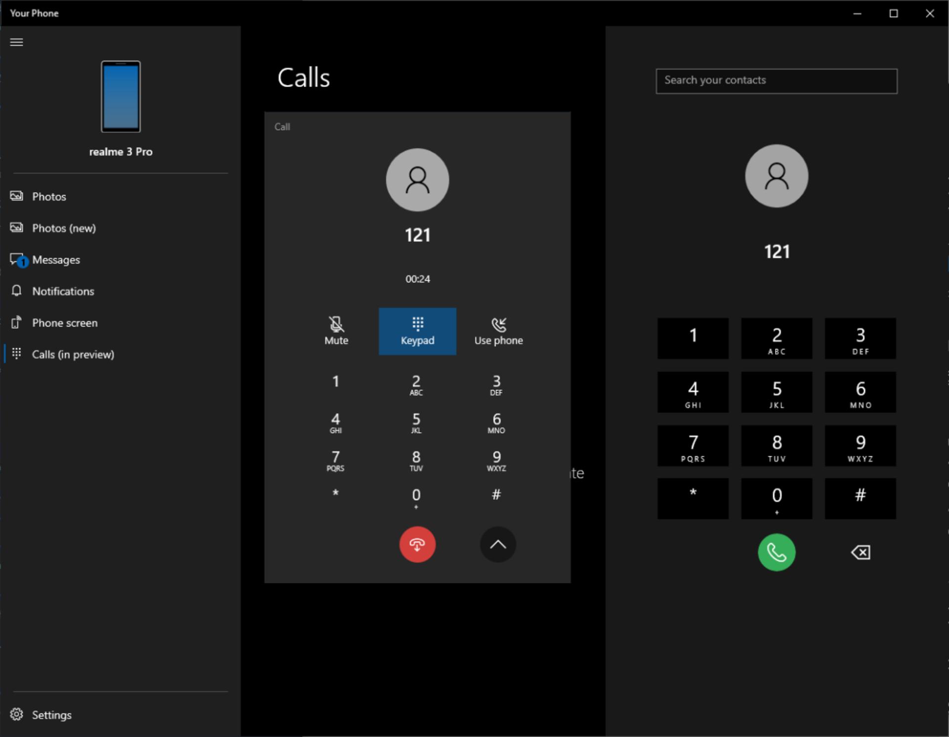 Your Phone Keypad