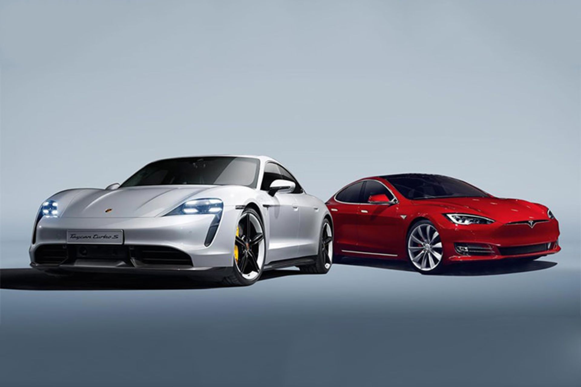 Porsche Taycan - Tesla Model S