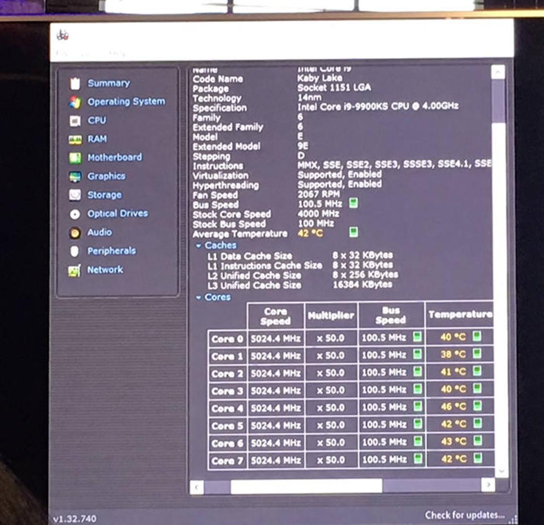 اینتل Core i9-9900KS