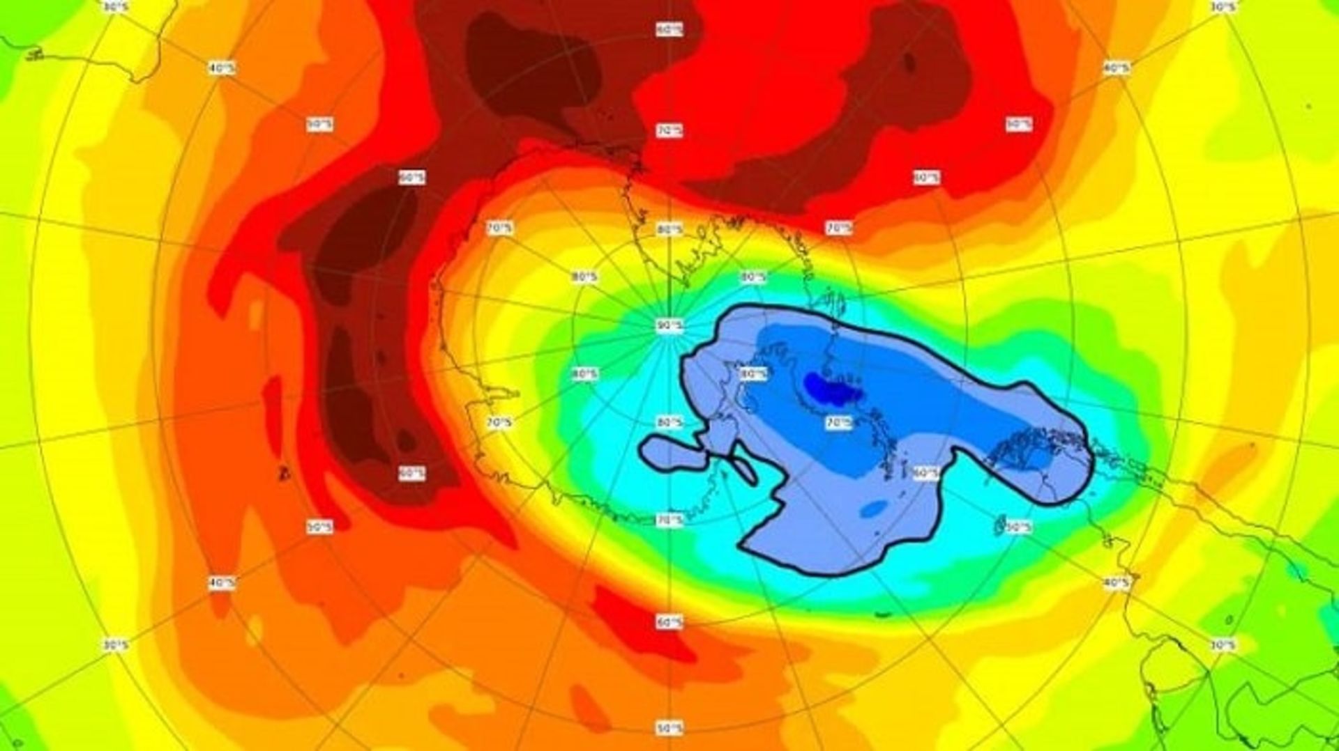سوراخ لایه ازن در ۲۰۱۹