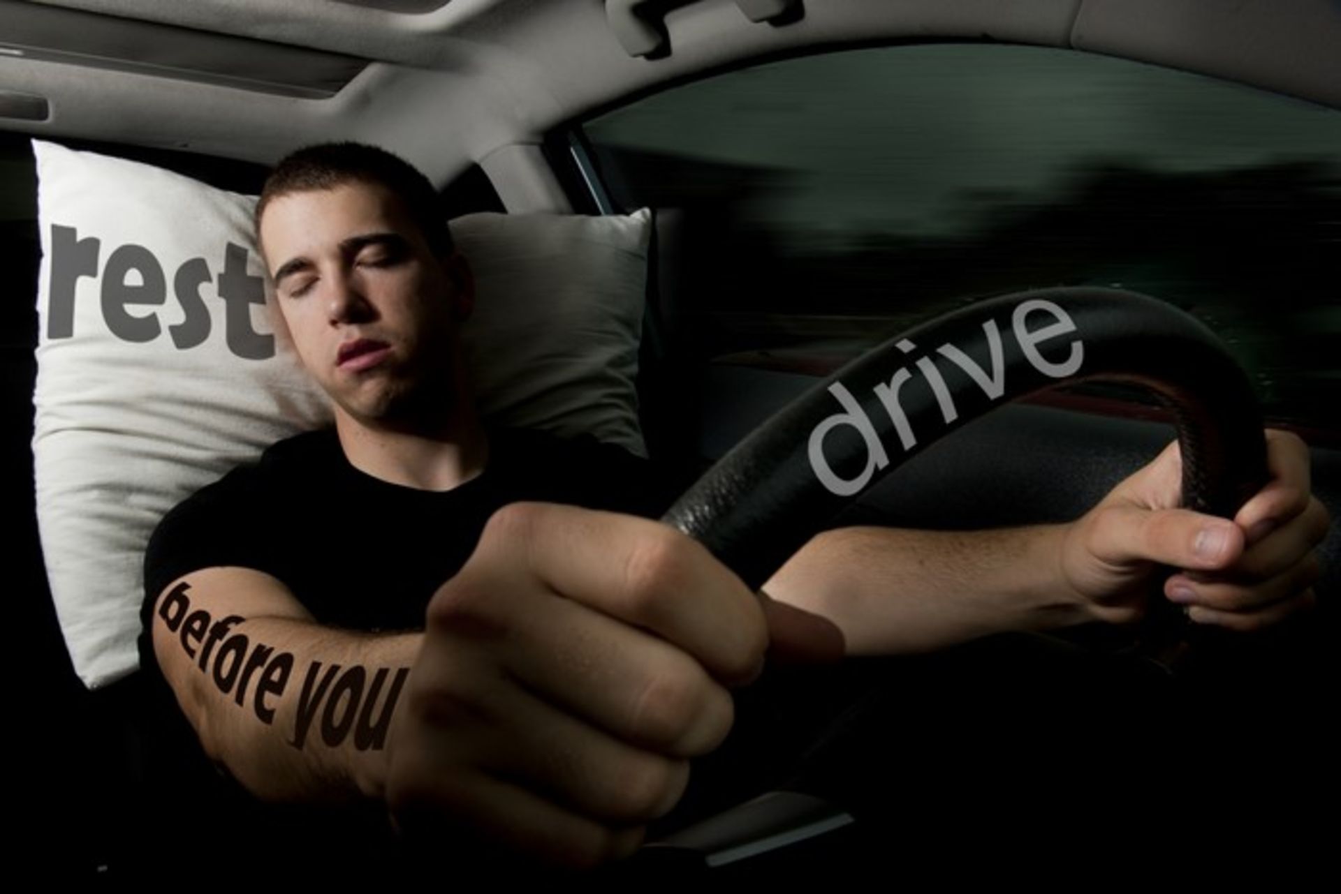staying awake while driving