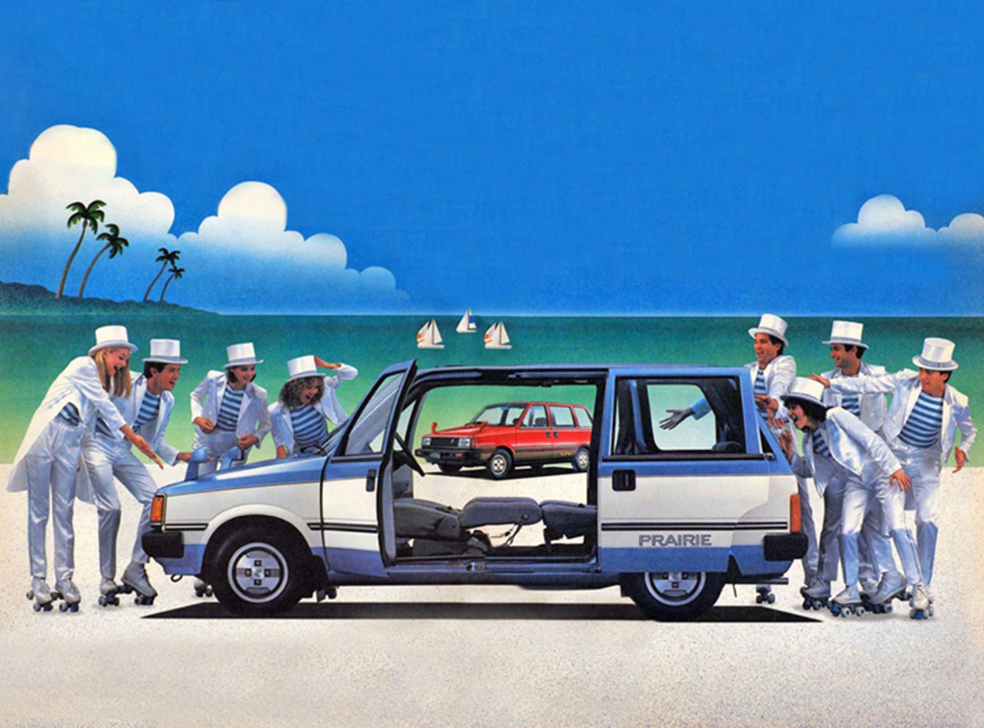 Nissan Prairie m10 minivan