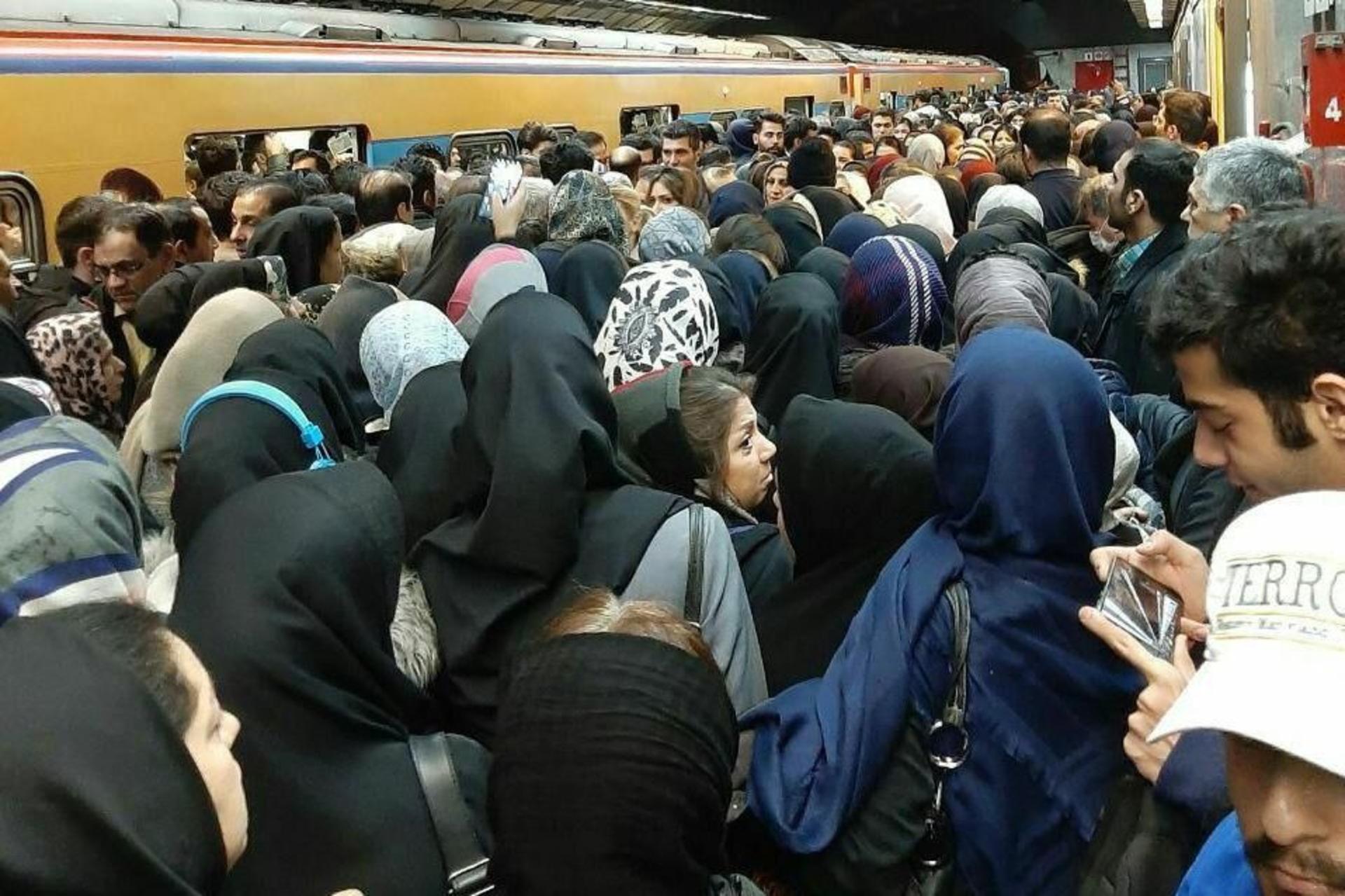 ازدحام مترو