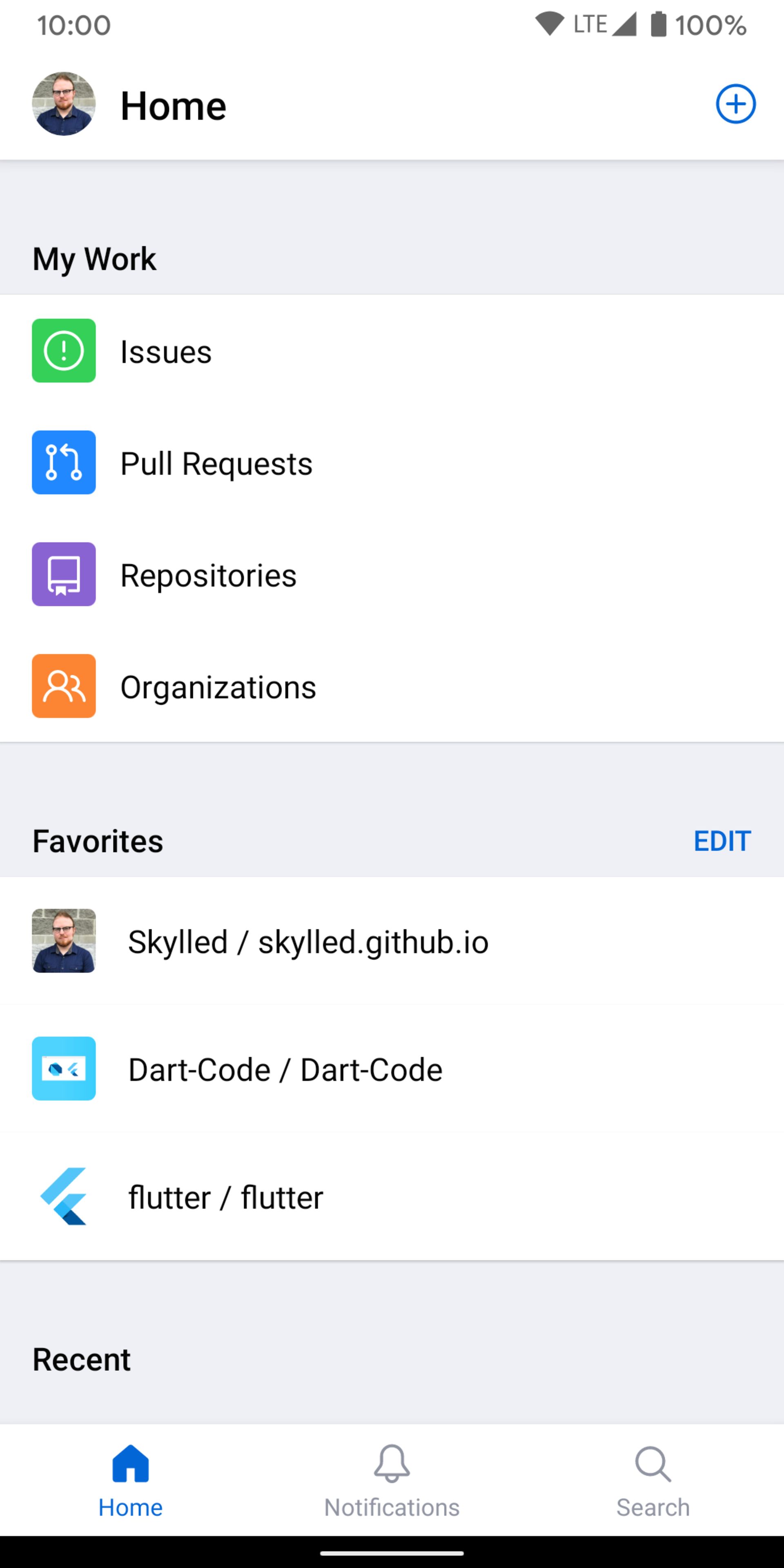 اپلیکیشن اندروید گیت هاب / github android app