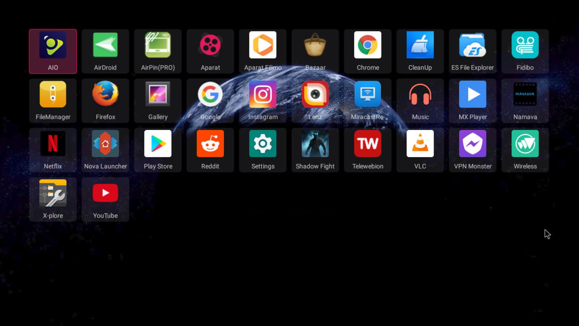 رابط کاربری اندروید باکس تسکو