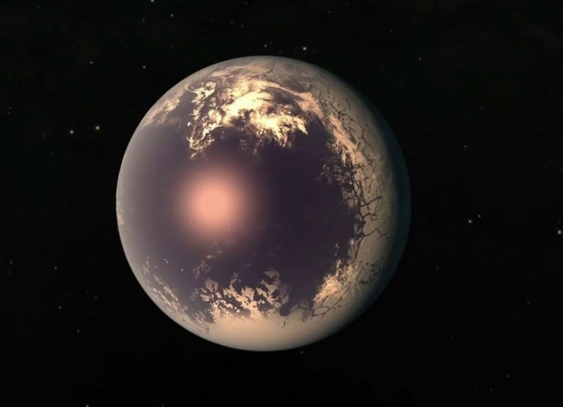 سیاره‌ای به شکل کره چشم!