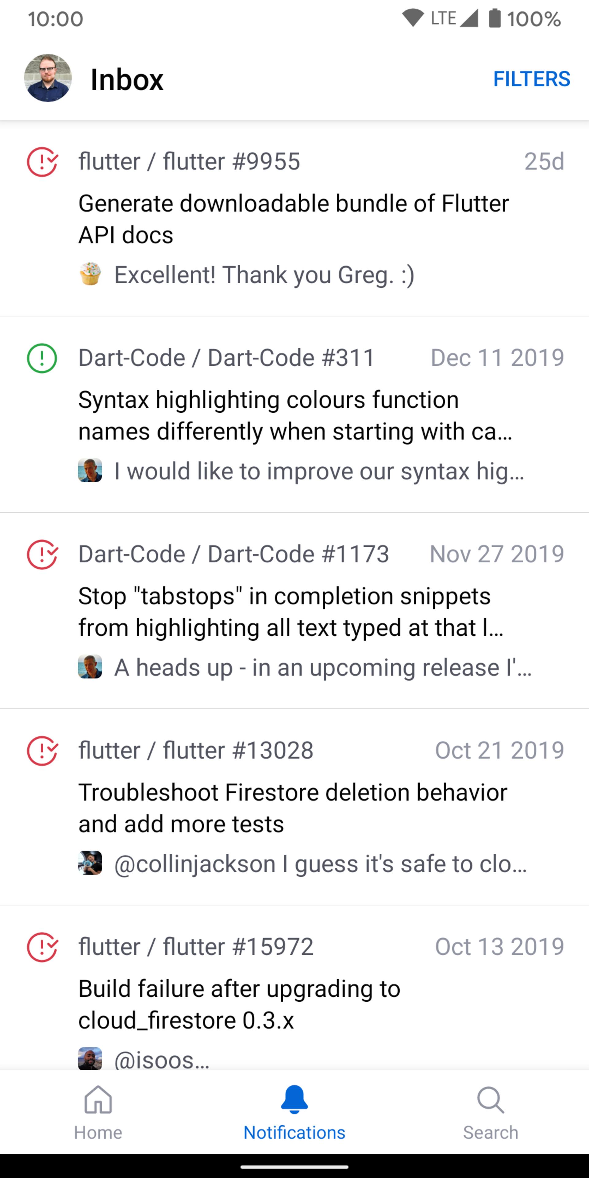 اپلیکیشن اندروید گیت هاب / github android app