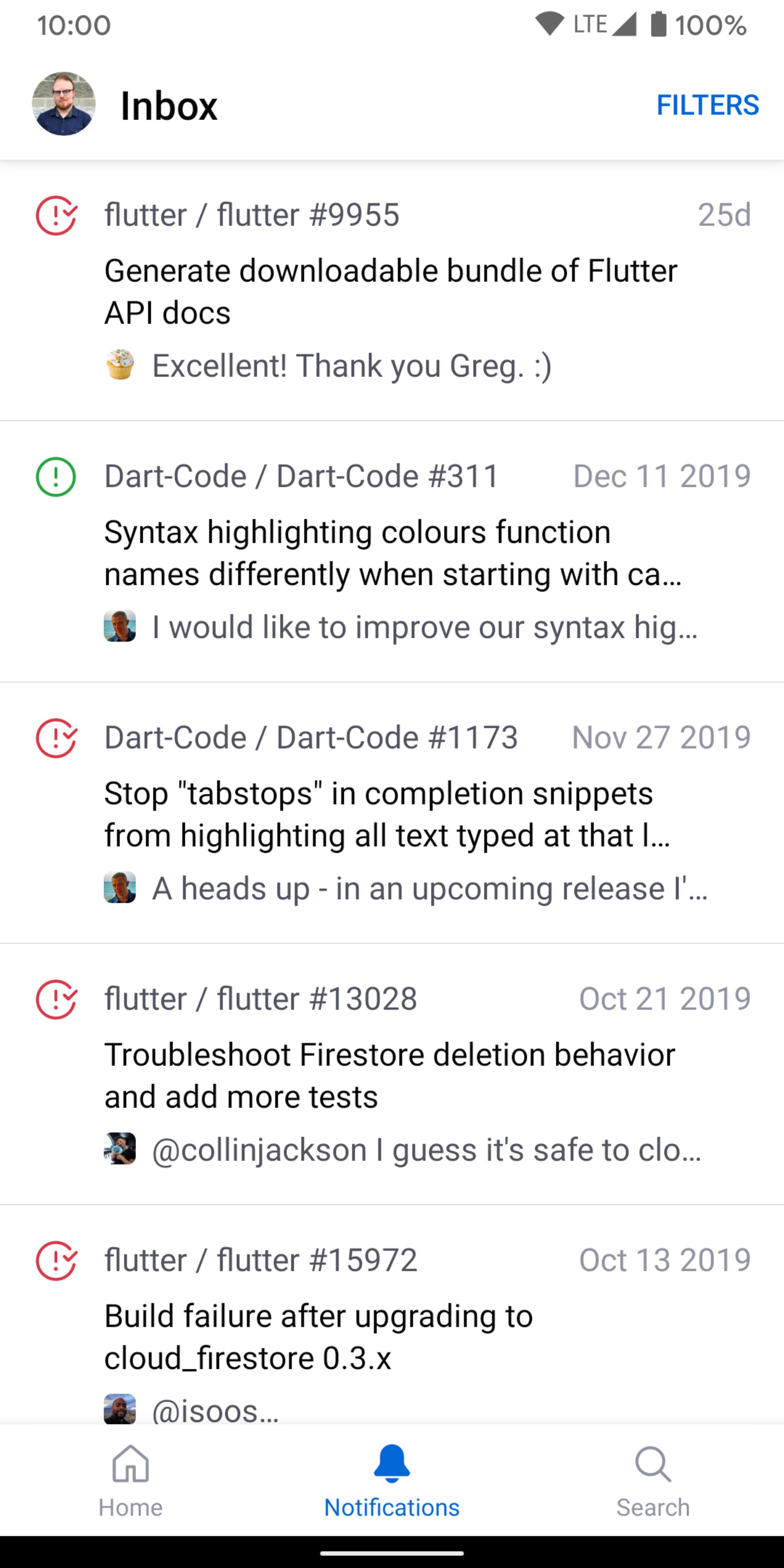 اپلیکیشن اندروید گیت هاب / github android app