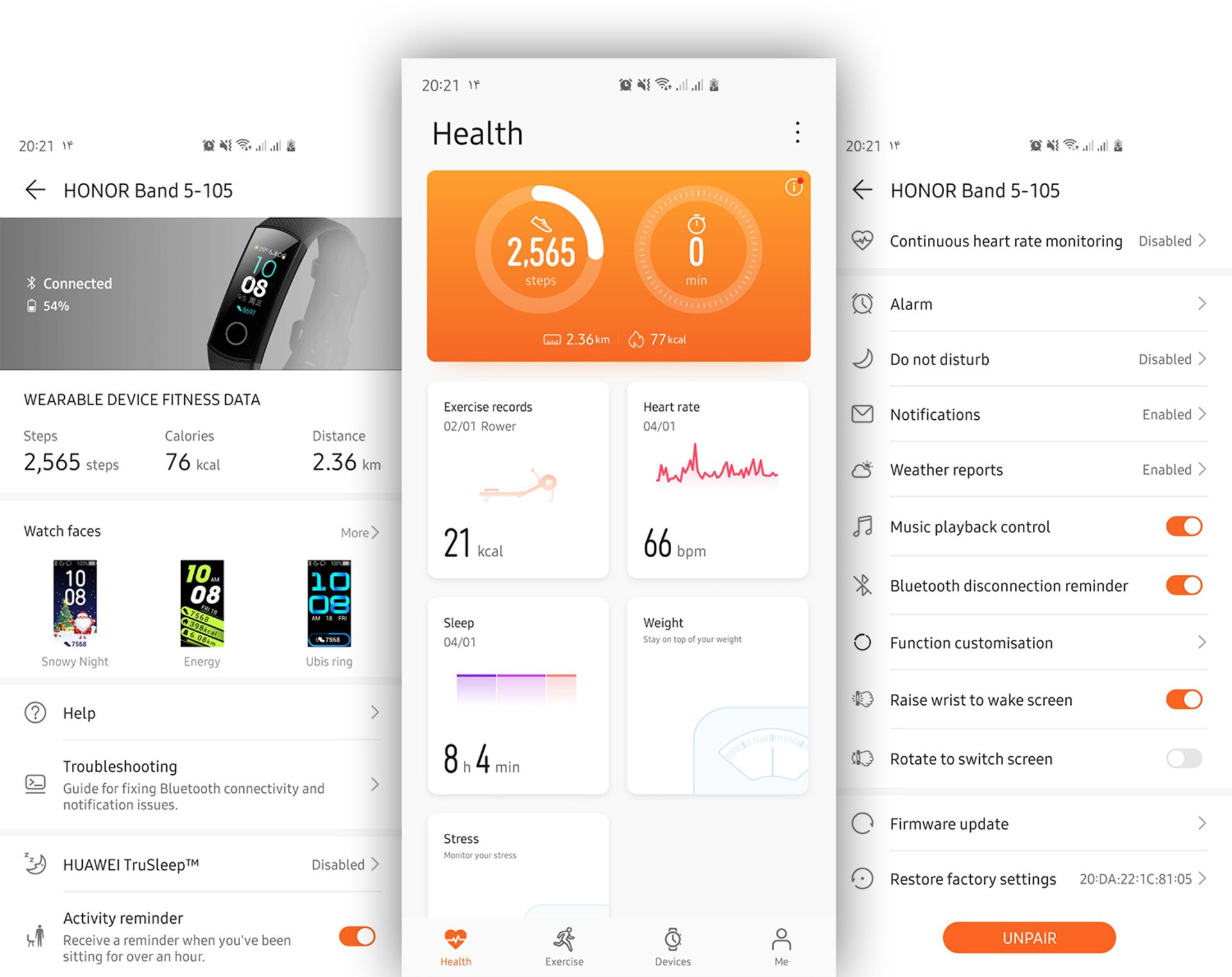 آنر بند 5 / Honor band 5