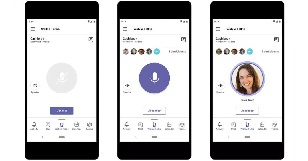قابلیت واکی تاکی اپلیکیشن مایکروسافت تیمز / microsoft teams walkie talkie