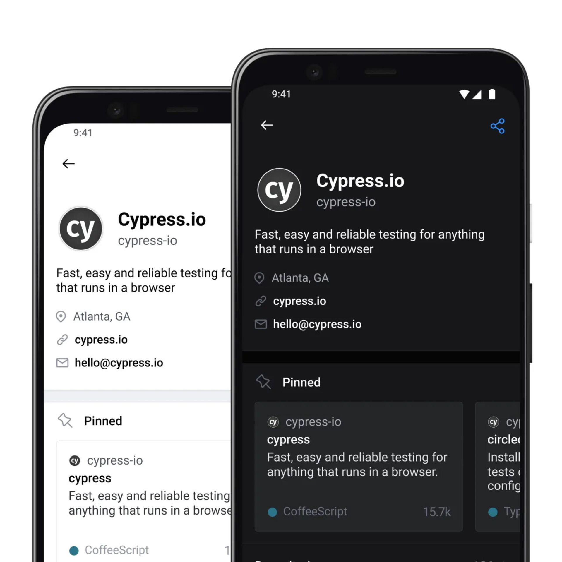 اپلیکیشن اندروید گیت هاب / github android app