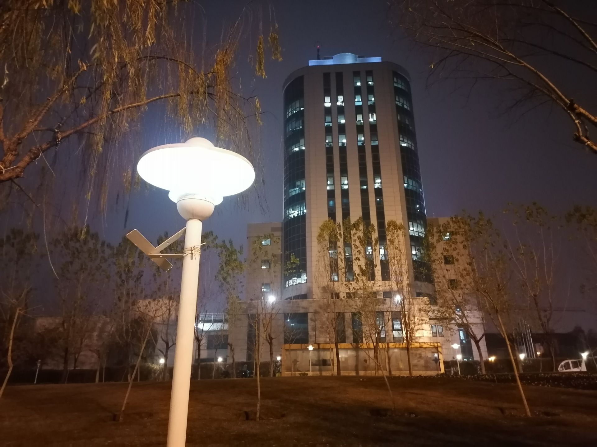 نمونه تصویر شب گرفته شده با دوربین آنر ۹ ایکس - حالت Photo