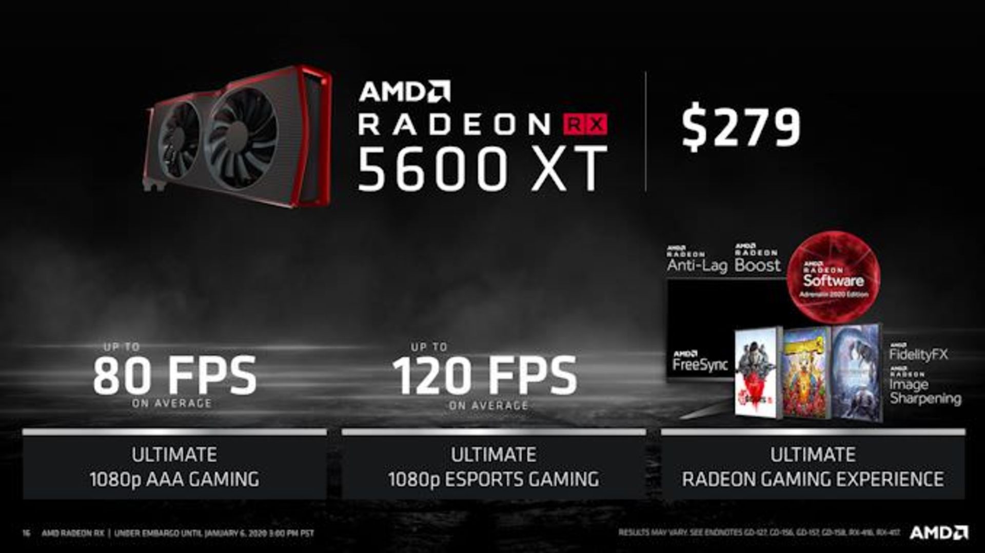 AMD ای ام دی رادئون RX 5600 XT
