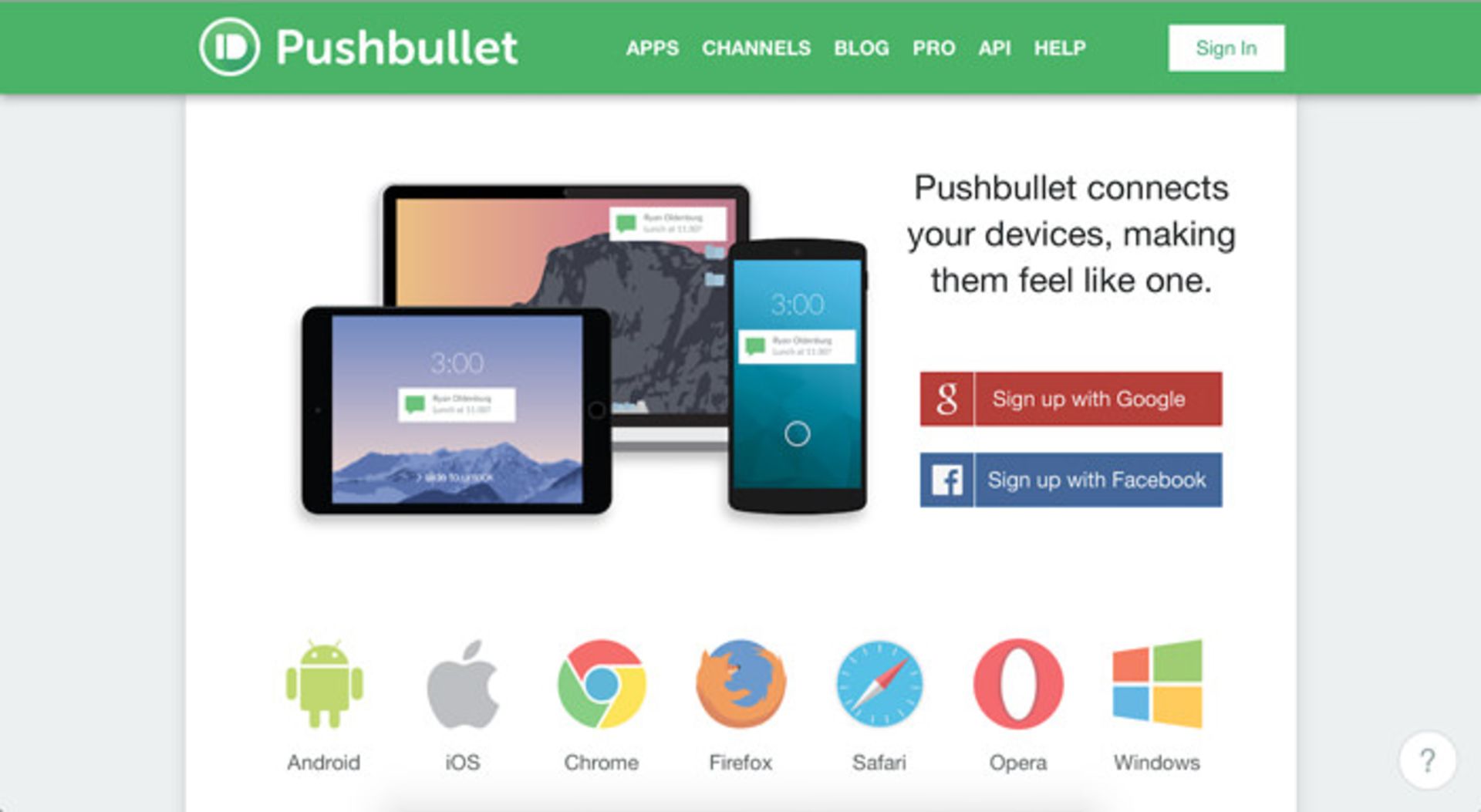 اپلیکیشن Pushbullet 