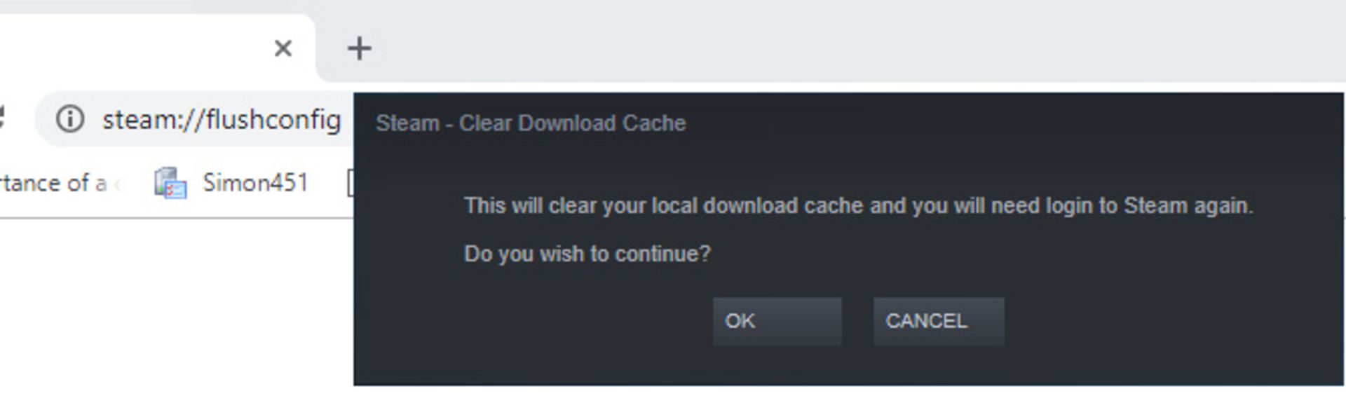 پاک کردن کش استیم