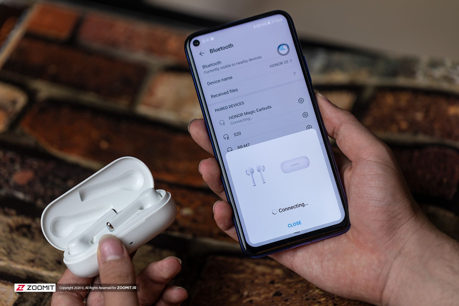 هدفون تمام بی‌سیم مجیک ایربادز آنر