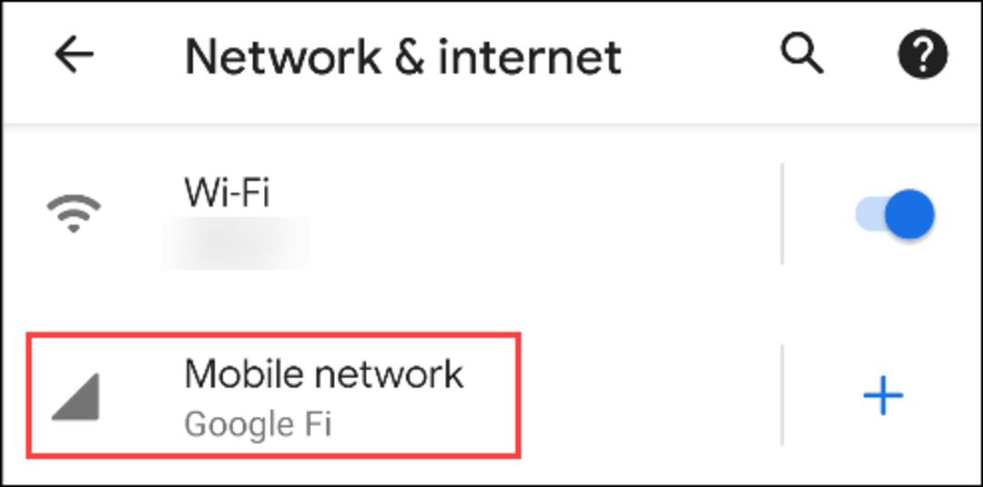 mobile network