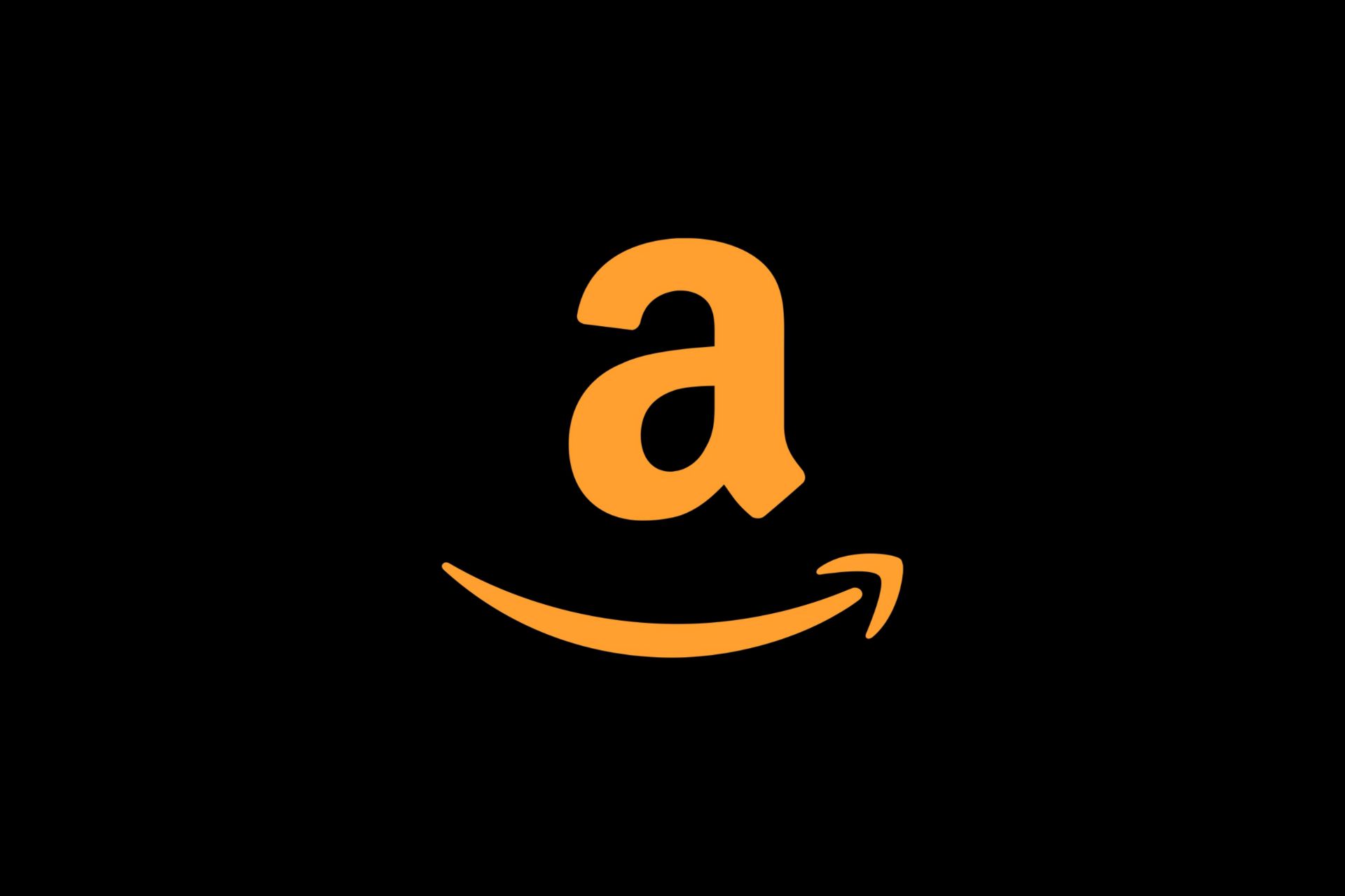 لوگو آمازون / Amazon رنگ طلایی