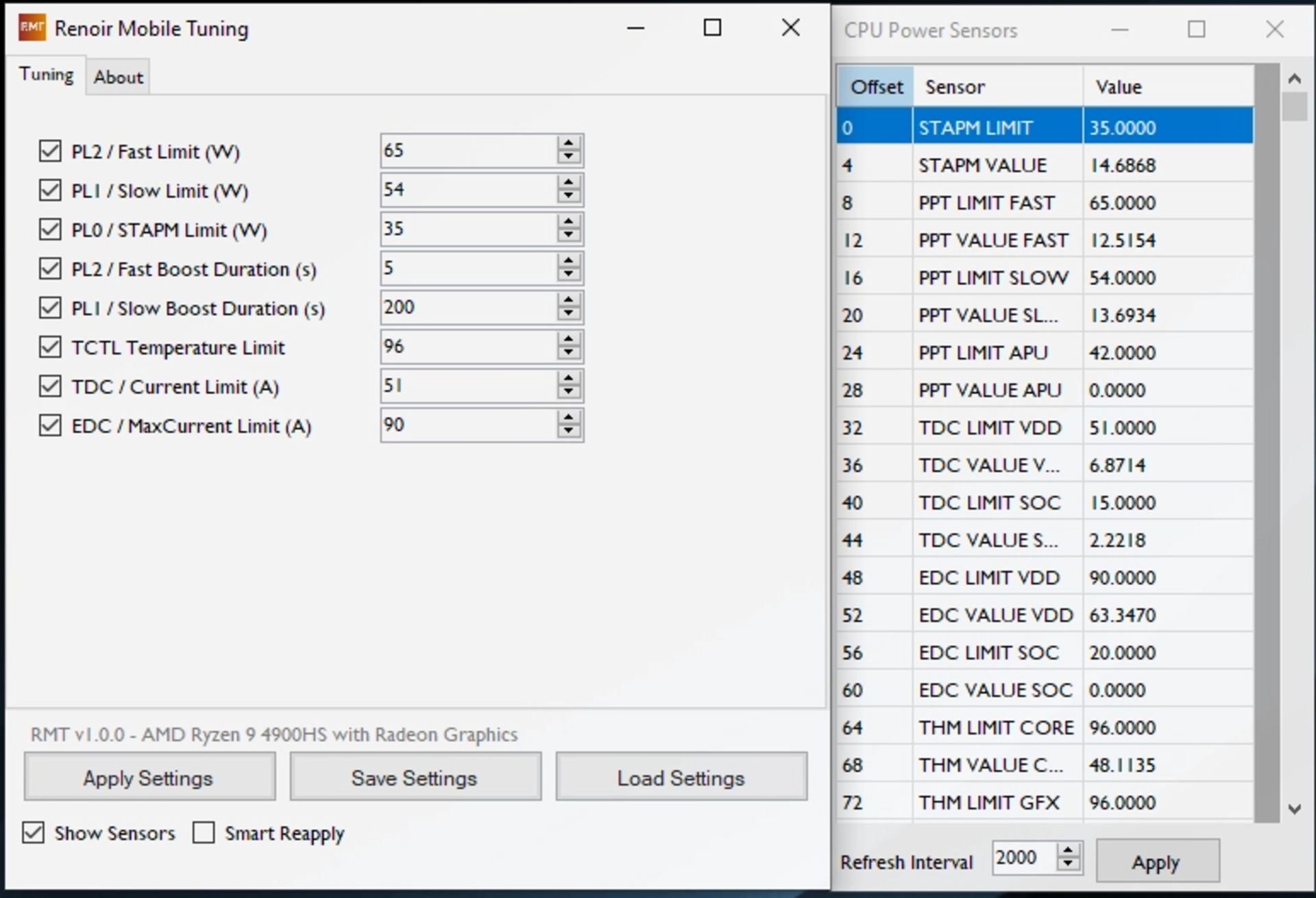 نرم افزار Ryzen Mobile Tuning برای تراشه رنویر ای ام دی