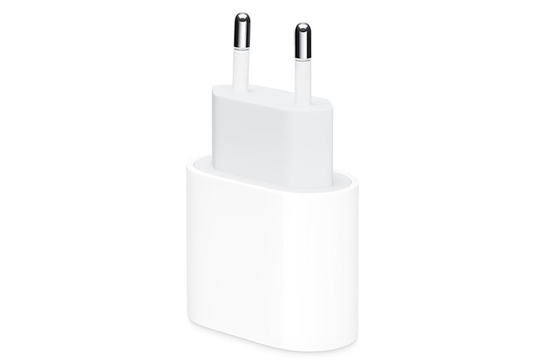 نمای کناری شارژر 20 وات USB-C جدید اپل