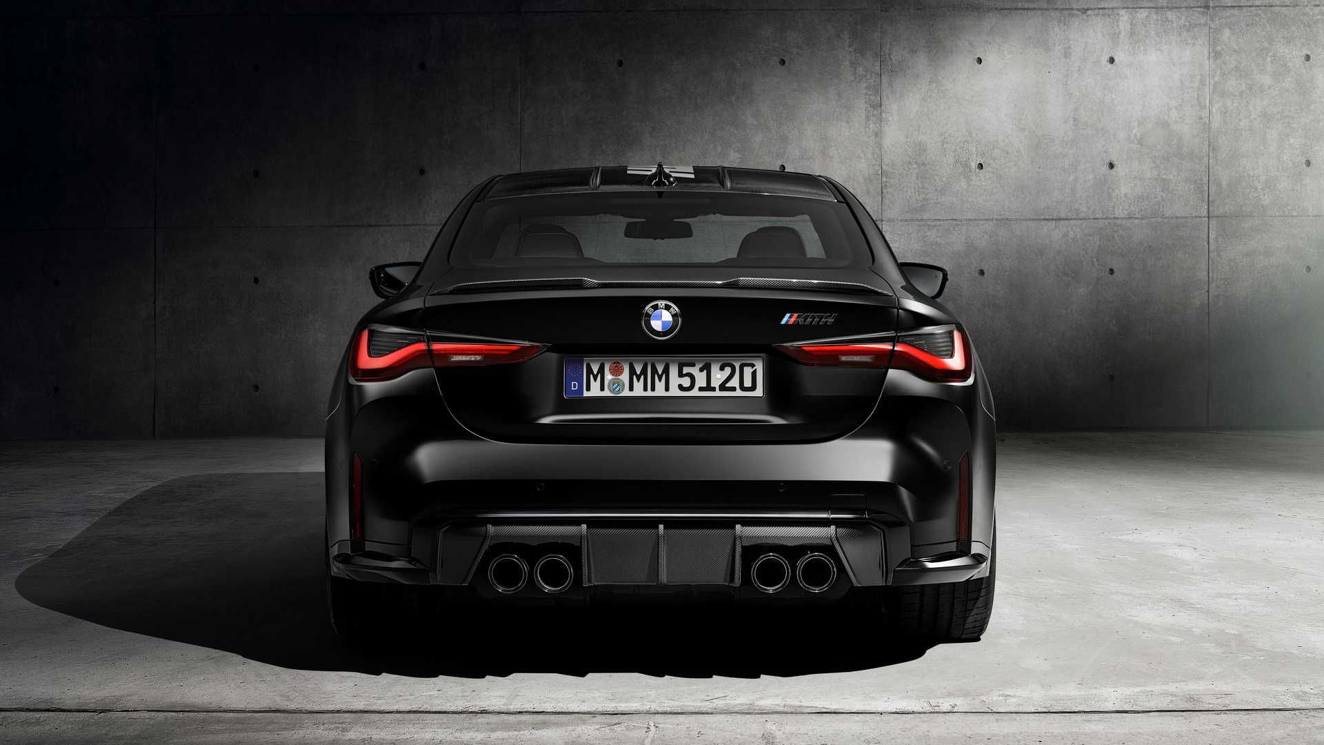 مرجع متخصصين ايران نماي عقب خودرو بي ام و ام 4 كامپتيشن / 2021 BMW M4 Competition مشكي رنگ