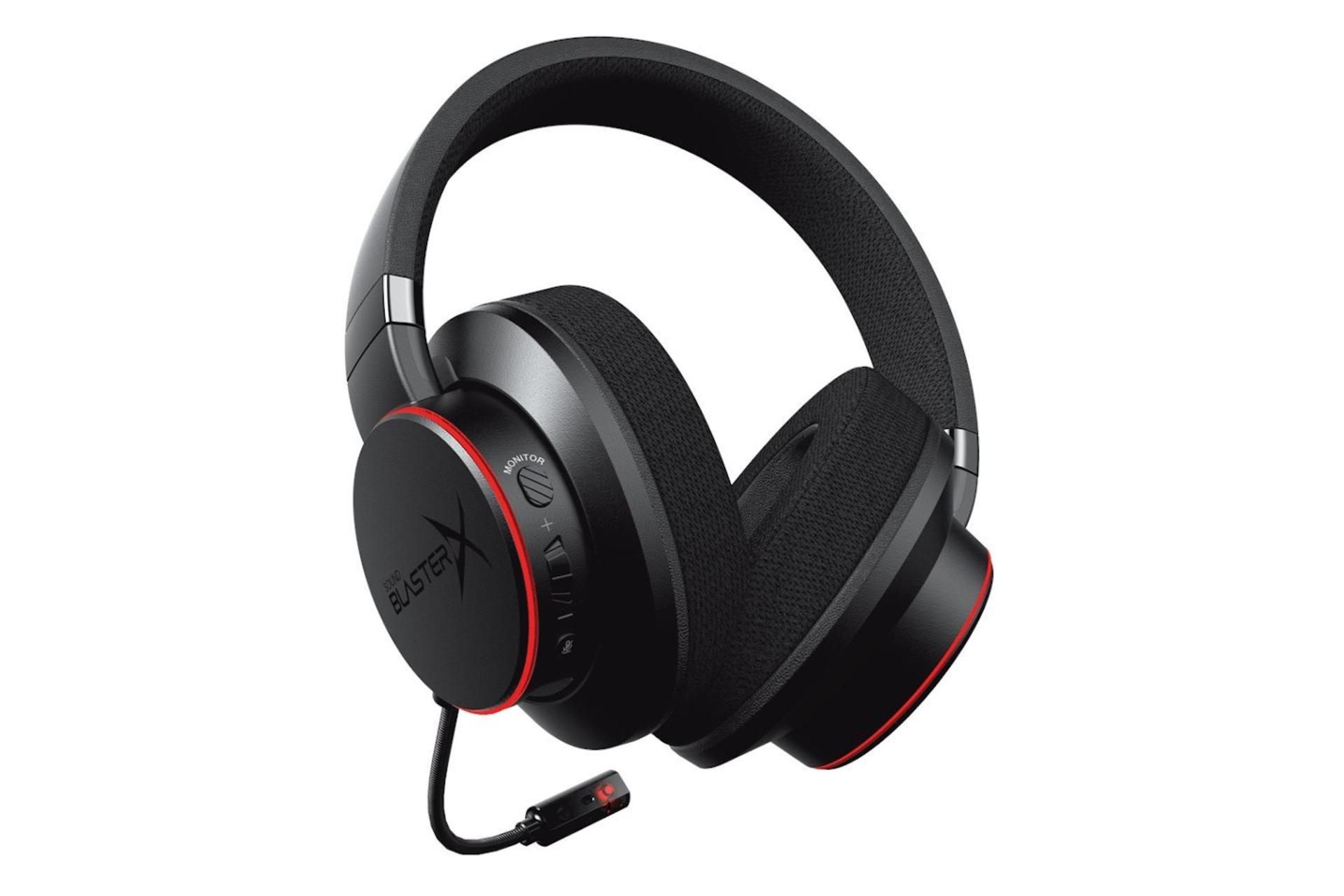 نمای چپ هدست گیمینگ کریتیو Creative Sound BlasterX H6