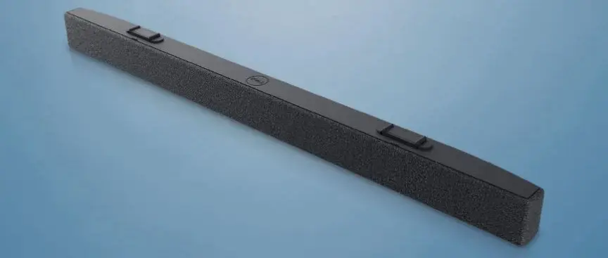 نمای سه رخ جلو دل اسلیم ساندبار / Dell Slim Soundbar