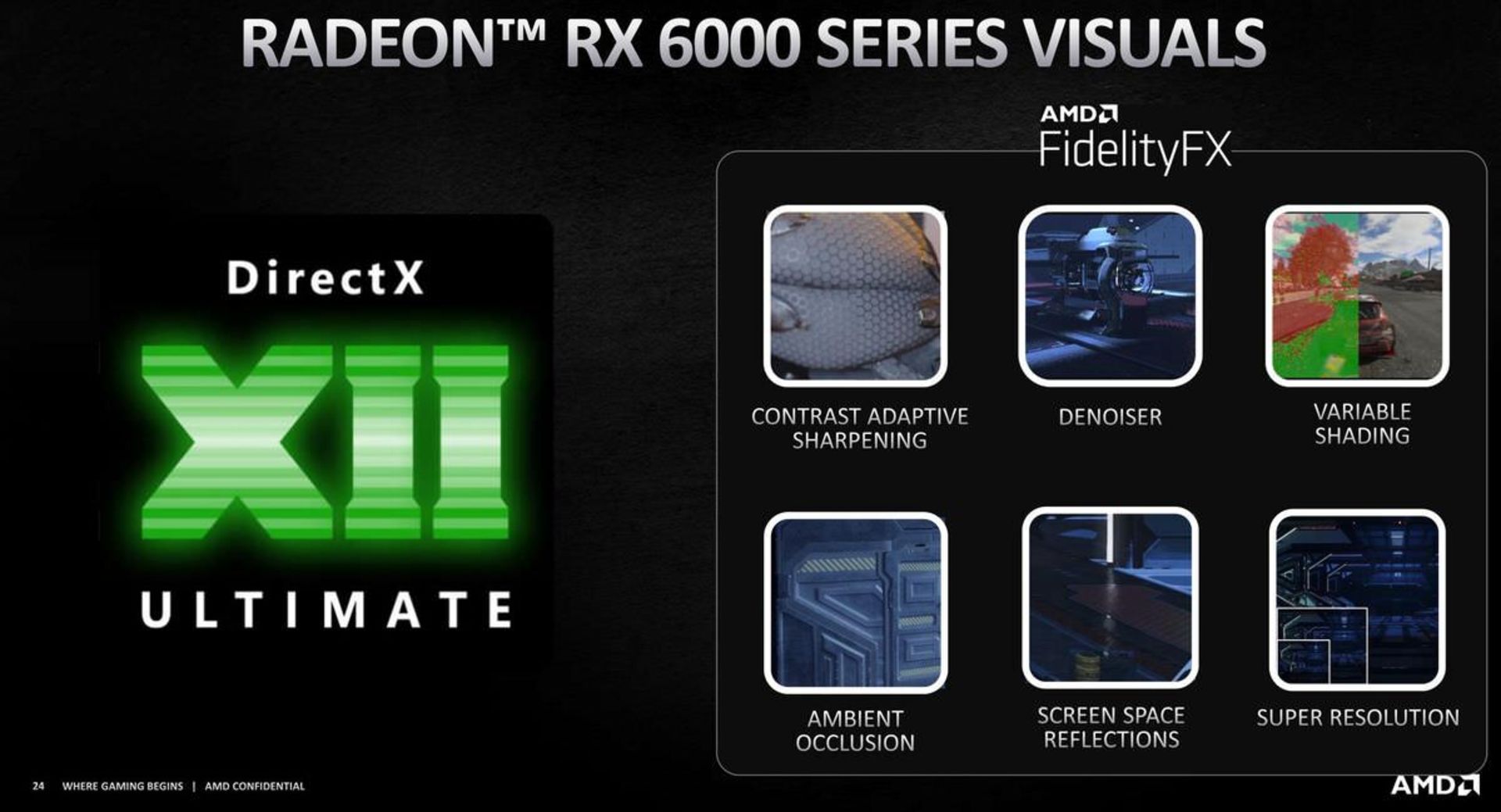 فناوری های Fidelity FX AMD