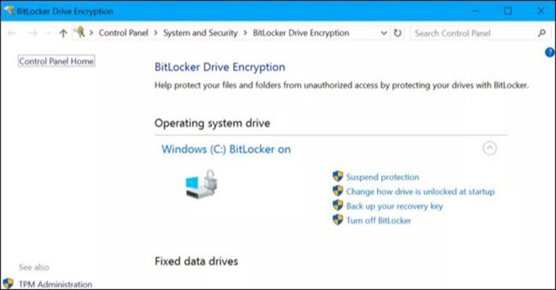 رمزنگاری هارد درایو