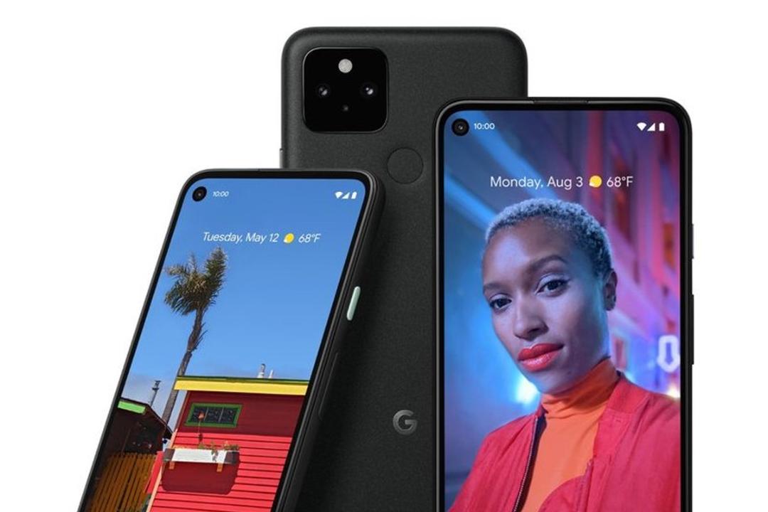 پیکسل ۵ گوگل / Google Pixel 5 نمایشگر و پنل پشتی مشکی و سه رخ
