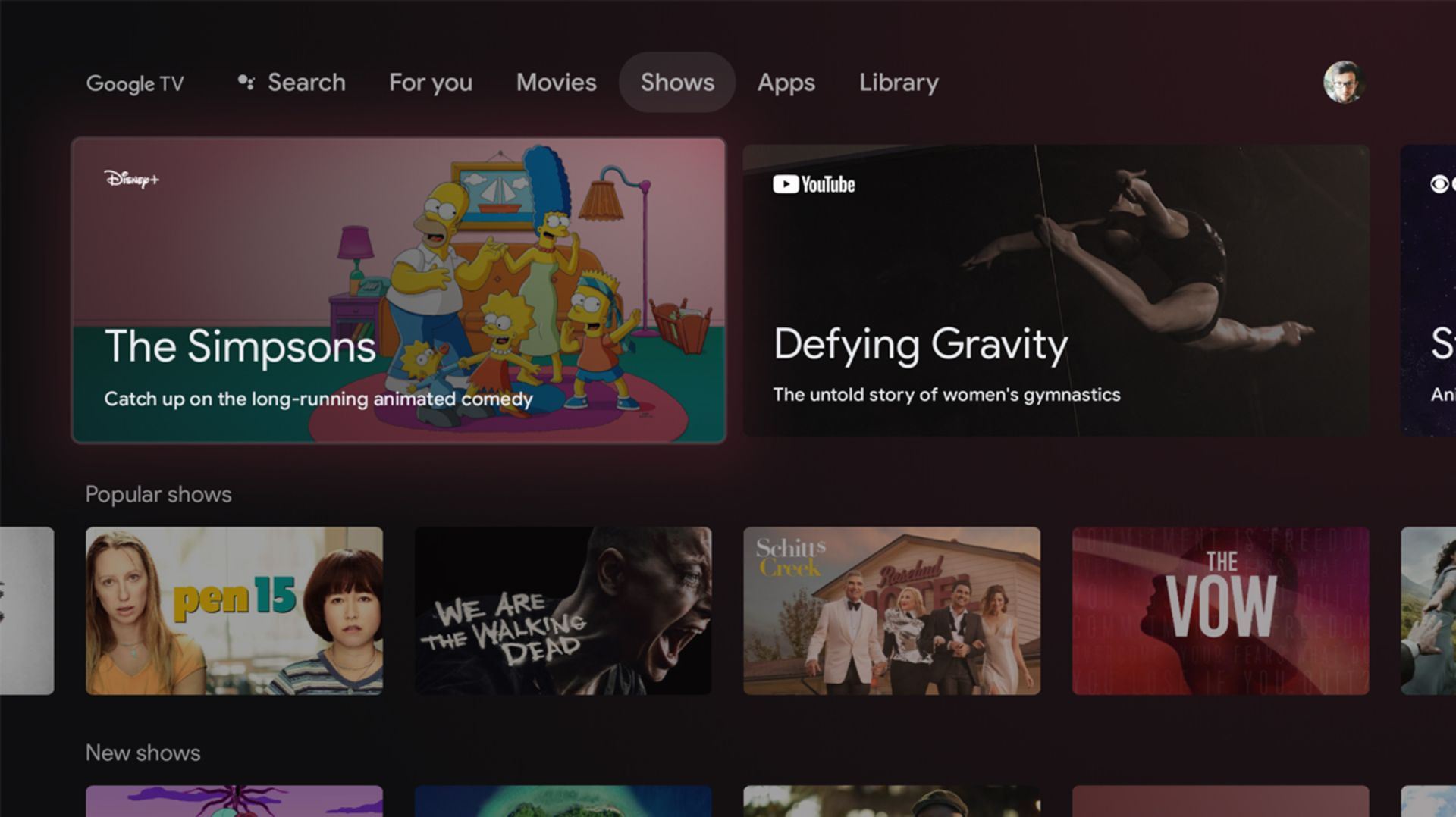 رابط کاربری گوگل تی وی / Google TV