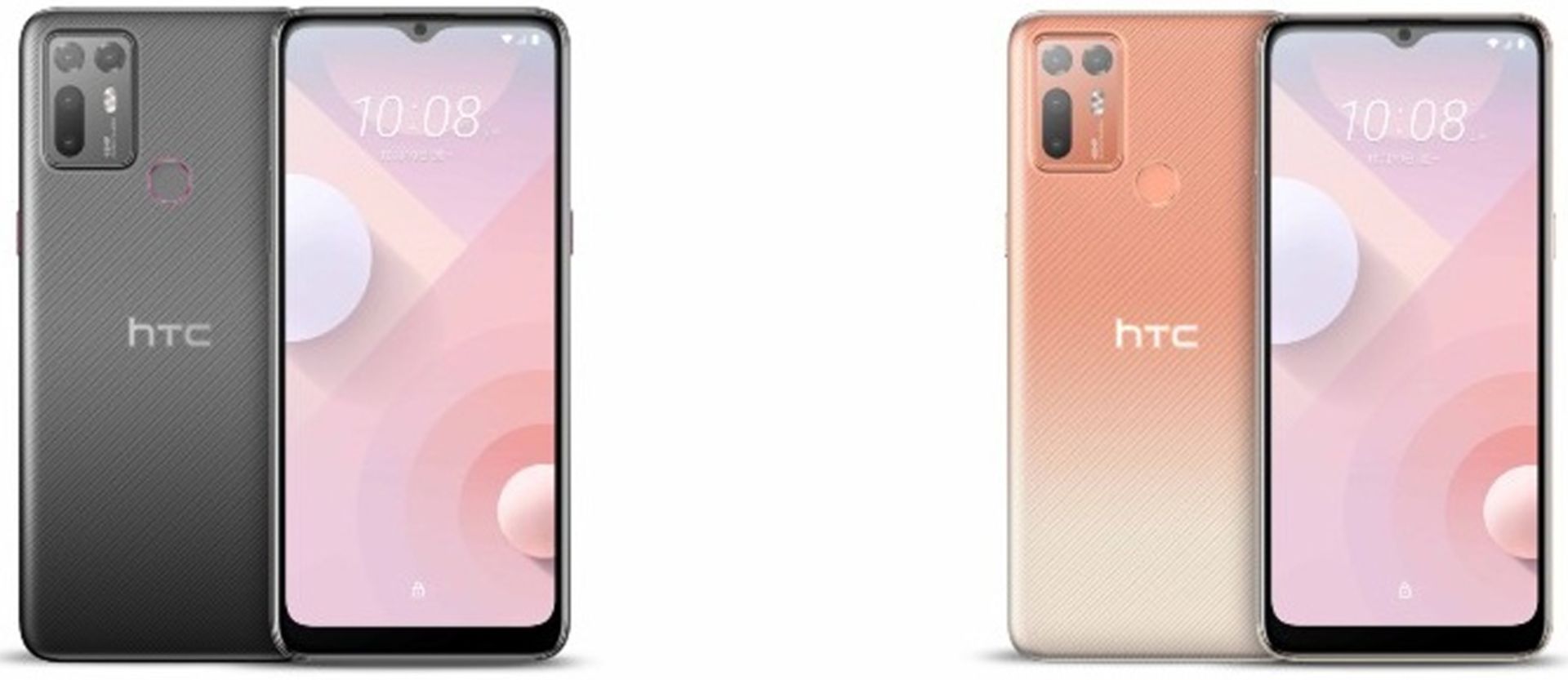 رنگ بندی گوشی اچ تی سی دیزایر ۲۰ پلاس / HTC Desire 20+ نمای جلو و عقب