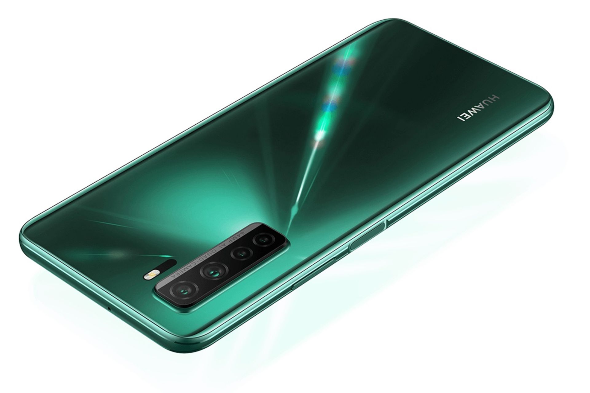 رنگ سبز هواوی nova 7 SE 5G Youth نمای پشت