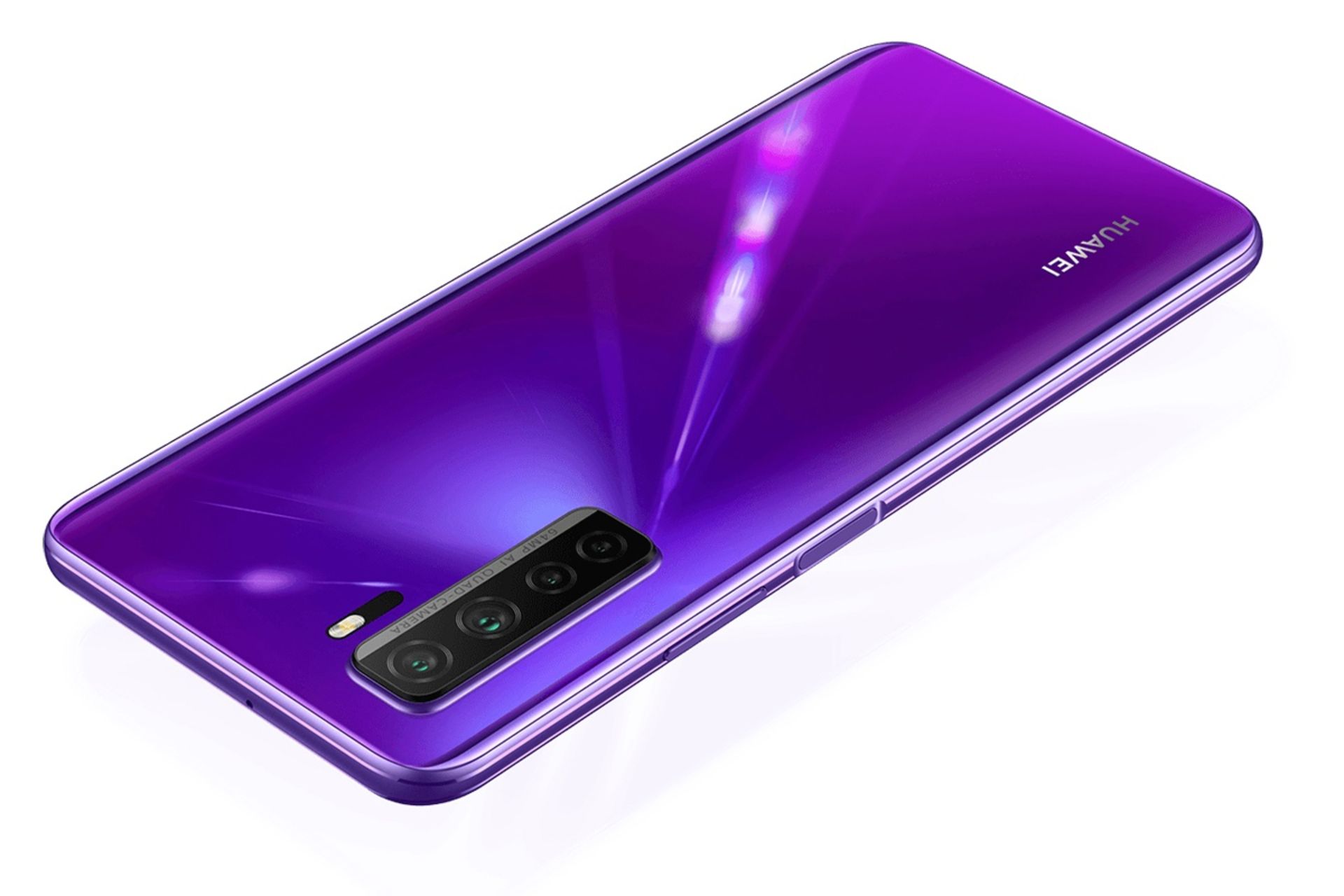 رنگ بنفش هواوی nova 7 SE 5G Youth نمای پشت