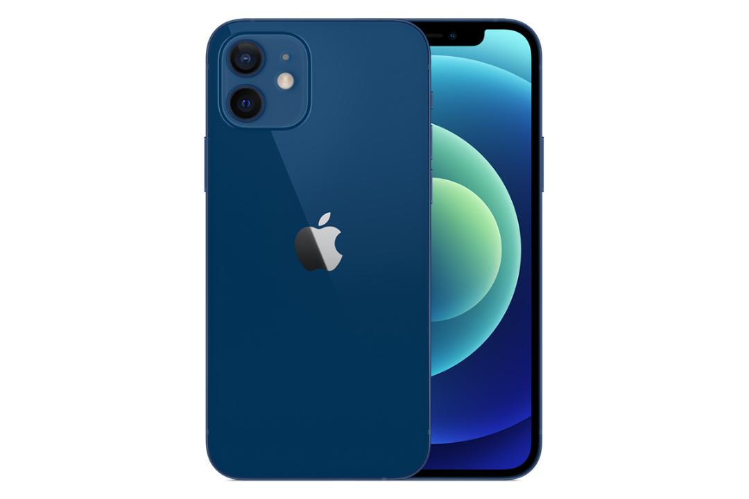 نمایش پشت و جلو آیفون ۱۲ اپل / iPhone 12 با رنگ سرمه‌ای