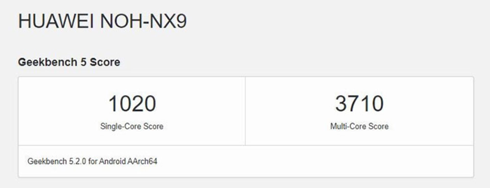 بنچمارک Kirin 9000