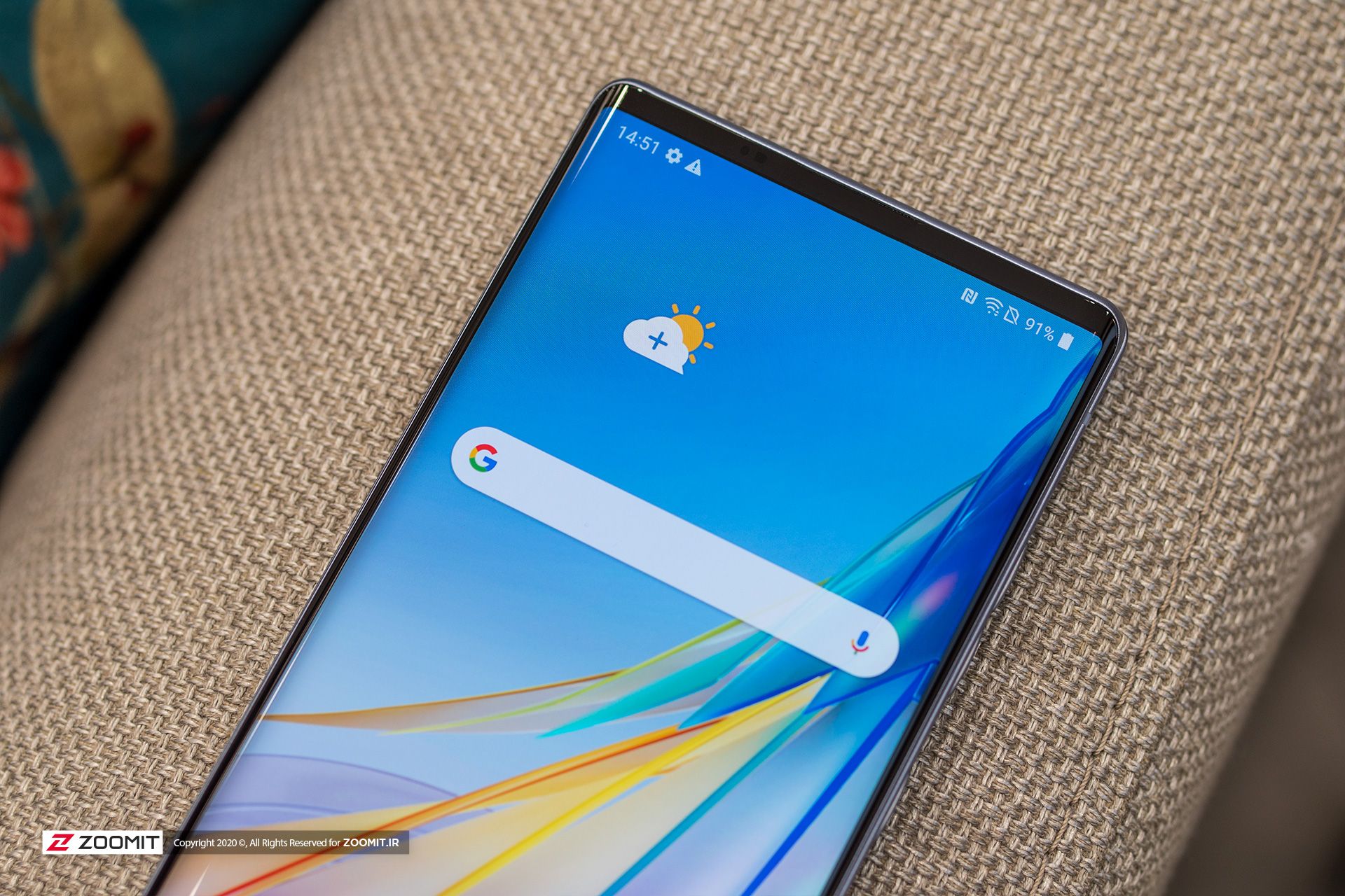 صفحه نمایش ال جی وینگ