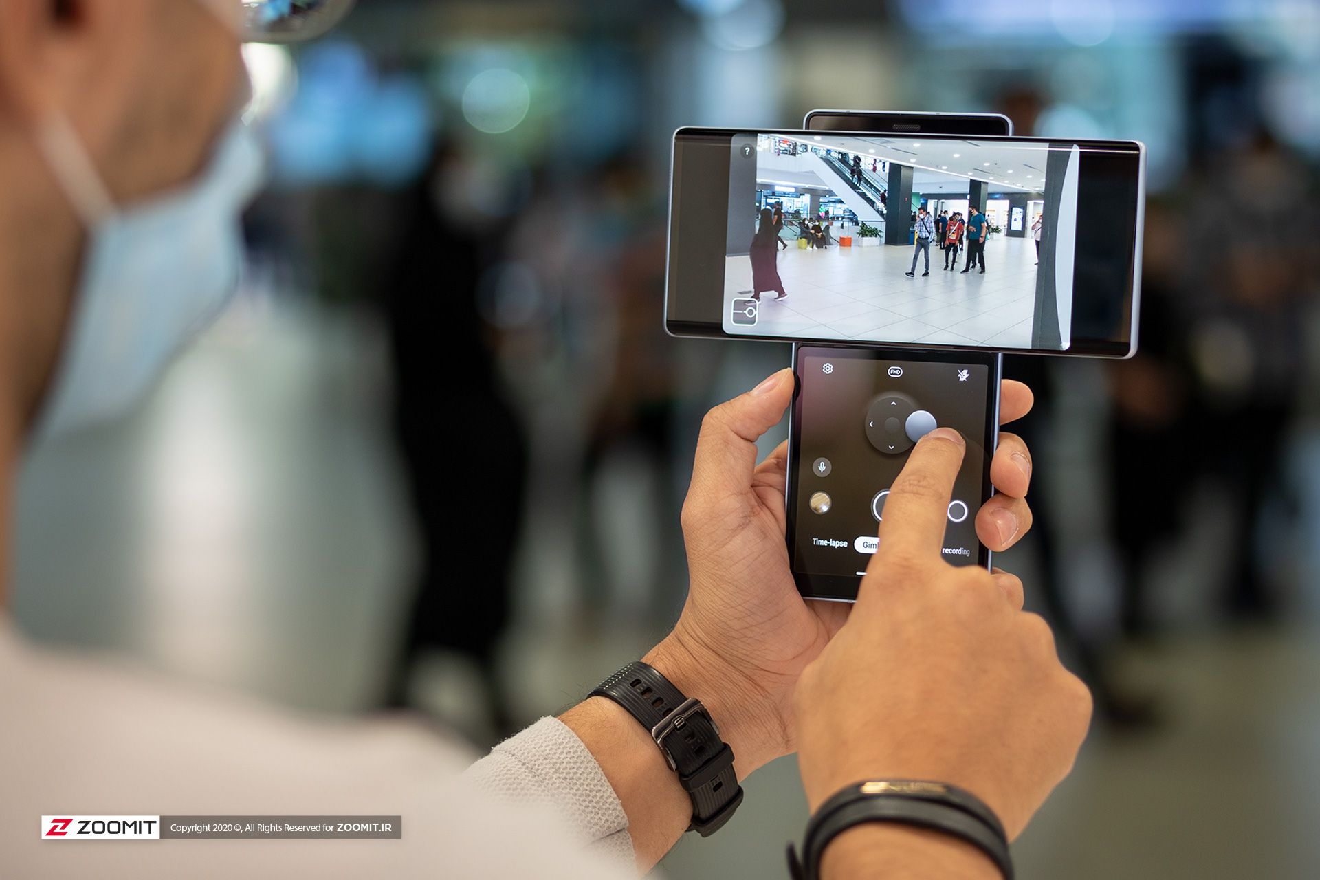 حالت گیمبال ال جی وینگ