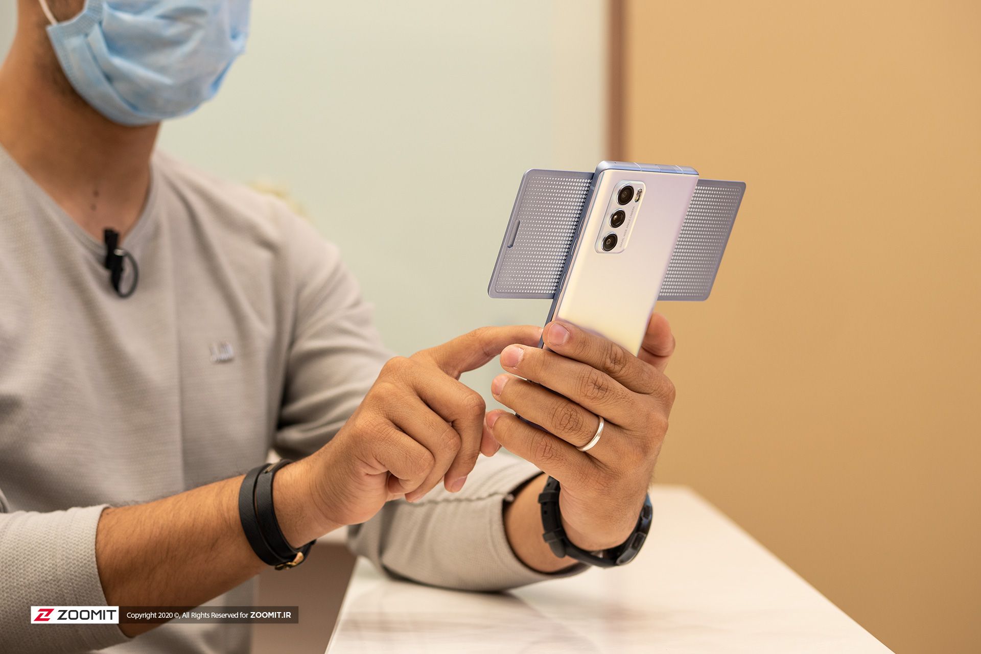 طراحی ال جی وینگ