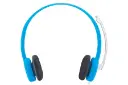 نمای روبرو هدست بی سیم لاجیتک Logitech H150 آبی