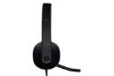 نمای کناری هدفون لاجیتک Logitech H540