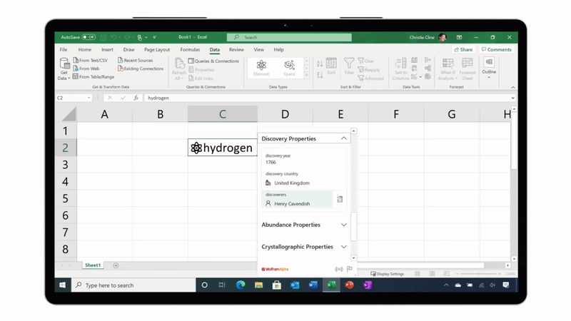 داده های جدید در مایکروسافت اکسل / Microsoft Excel
