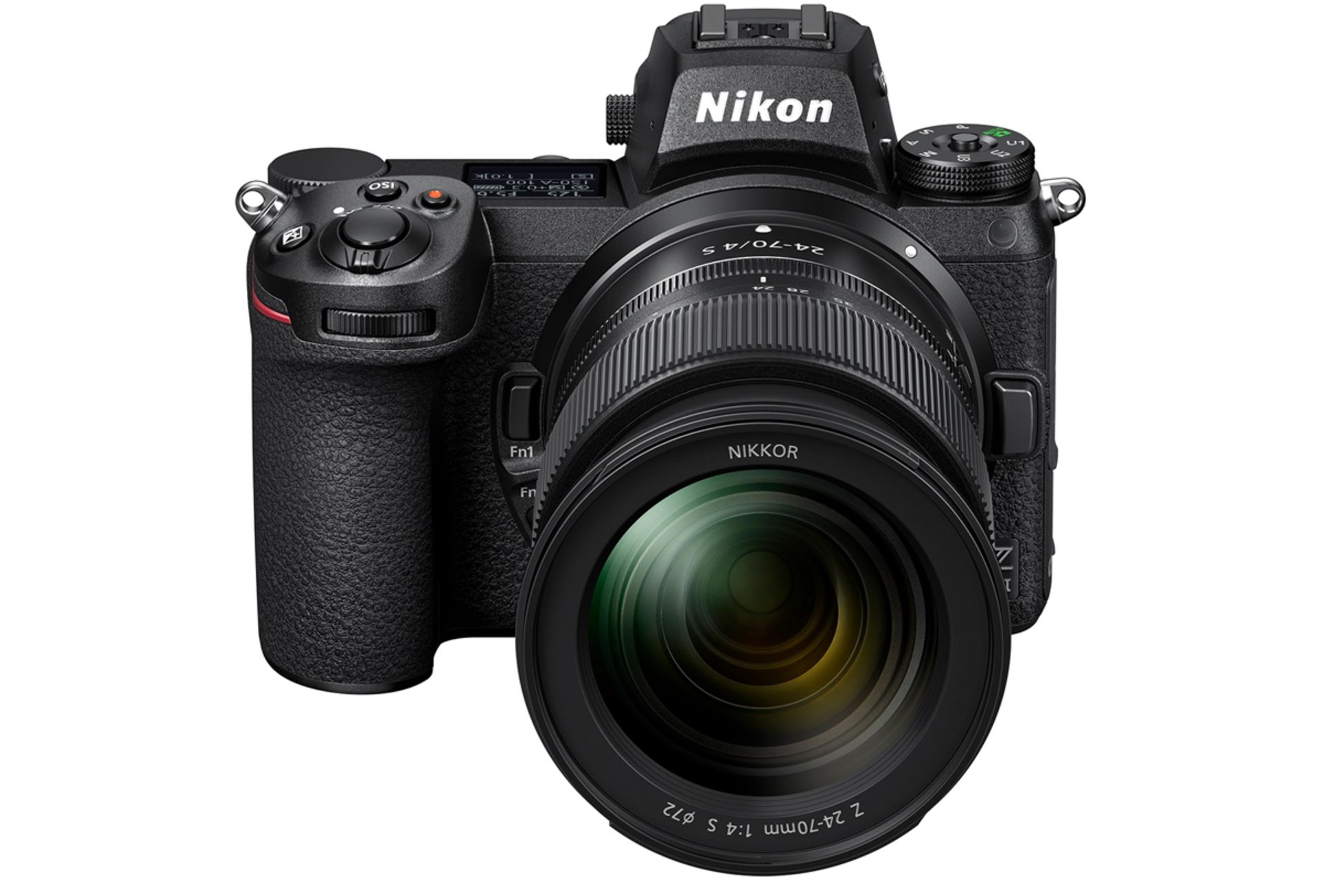 نمای جلو دوربین نیکون Nikon Z7 II با لنز