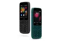 گوشی Nokia 215 4G نمای جلو مشکی و سبز / نوکیا 215