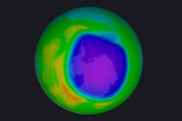 سوراخ لایه ازن جنوبگان در سال ۲۰۲۰ بسیار عمیق‌تر و وسیع‌تر شده است