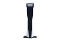 کنسول Sony PlayStation 5 Digital Edition 1TB حالت ایستاده نمای جلو / پلی استیشن 5 دیجیتال ادیشن سو
