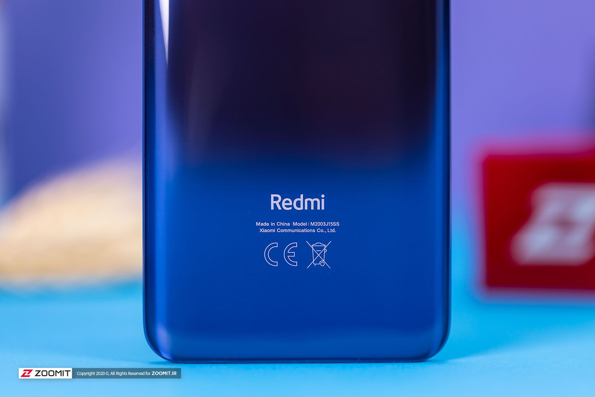 لوگوی ردمی پشت گوشی ردمی نوت ۹ شیائومی