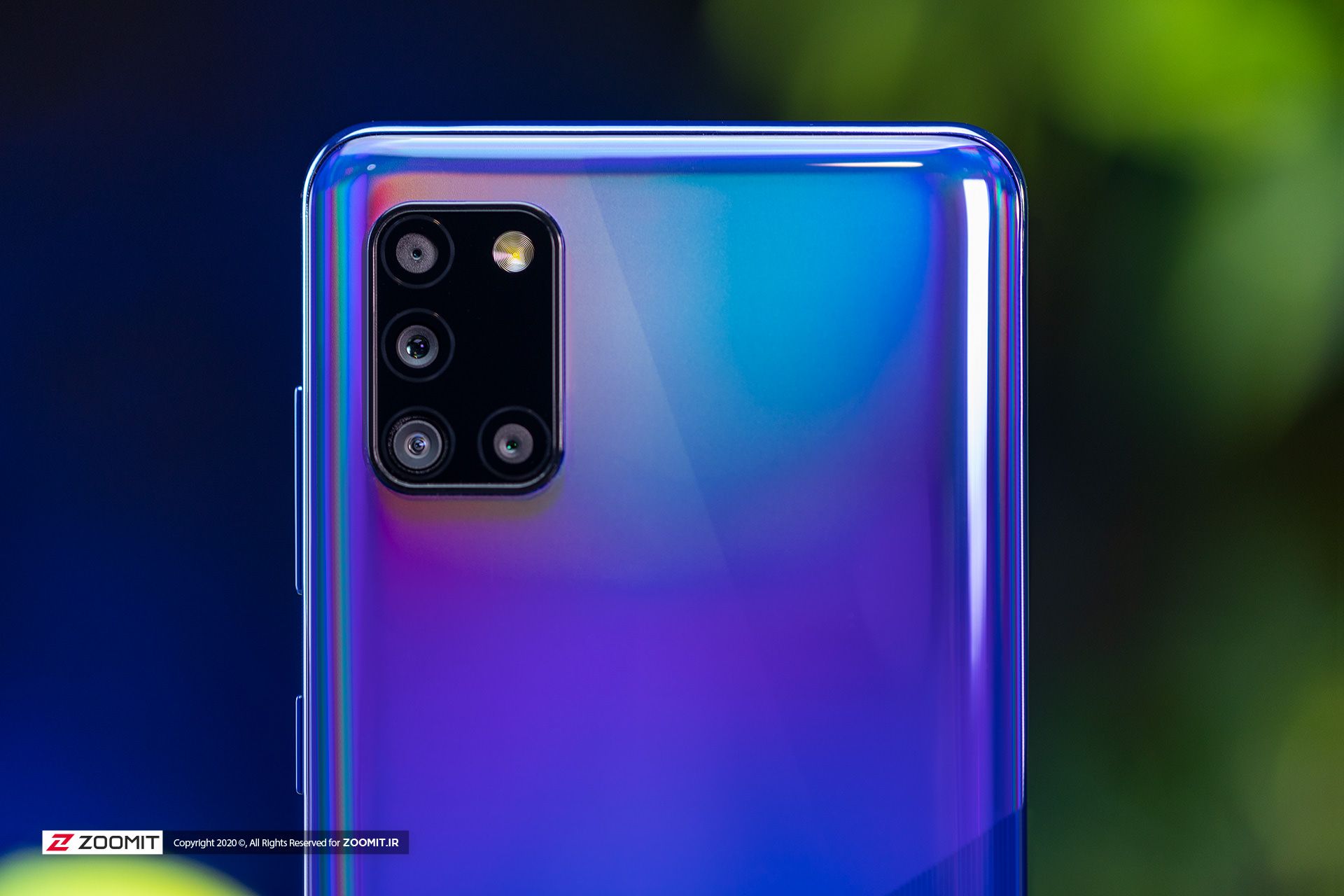 دوربین چهارگانه گوشی گلکسی A31 سامسونگ 